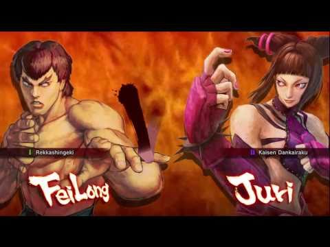 mayas2 [Fei] vs atorne [Juri] SSF4 Japanese Online Ranked Matches - TRUE-HD