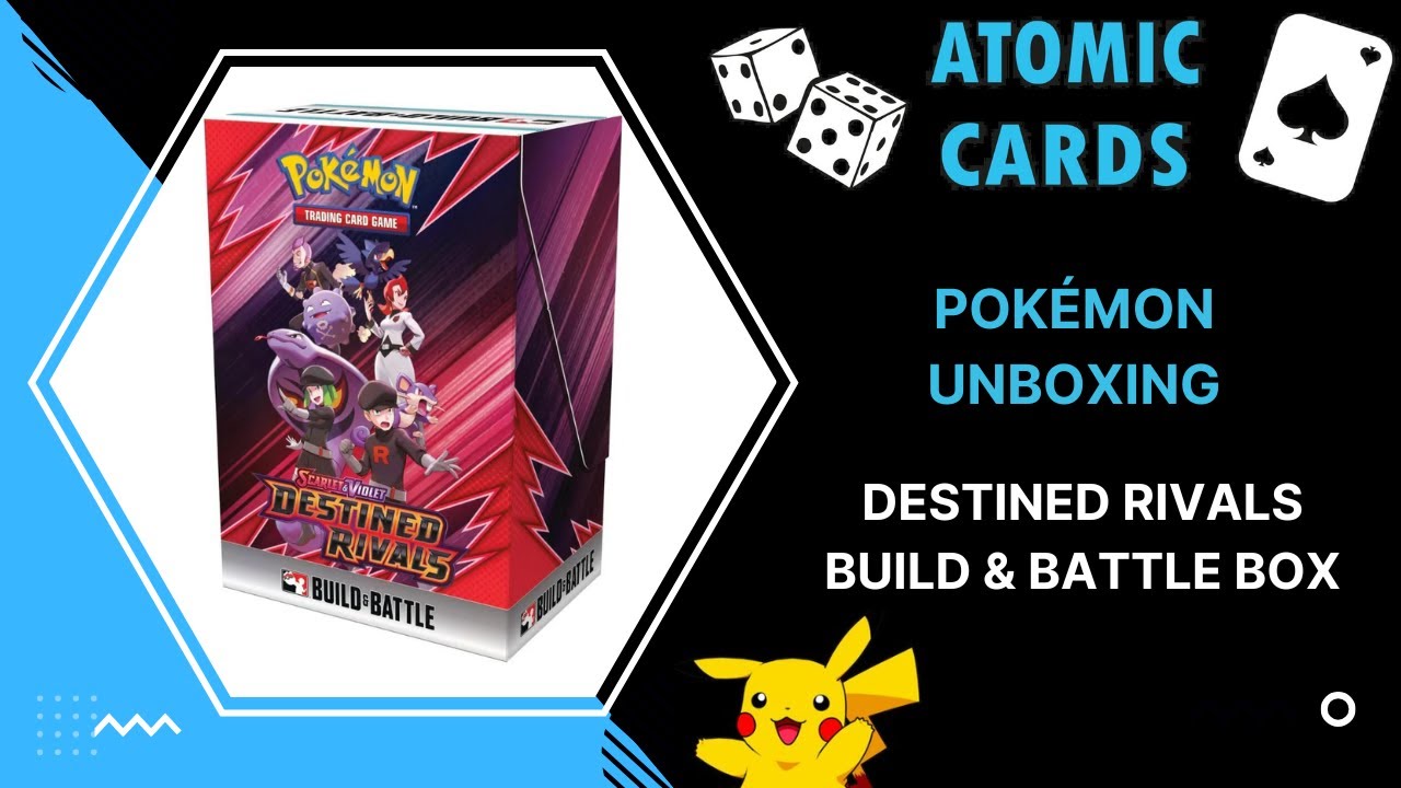 Pokémon Unboxing - Destined Rivals Build and Battle Box