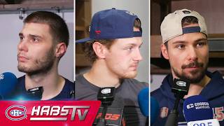 Slafkovsky, Bolduc + more Habs address the media at practice | FULL PRESS CONFERENCES
