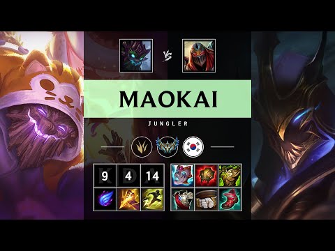 Maokai Jungle vs Zed - KR Challenger Patch 25.13