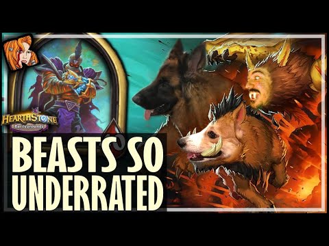 BEASTS ACTUALLY UNDERRATED NOW?! - Hearthstone Battlegrounds