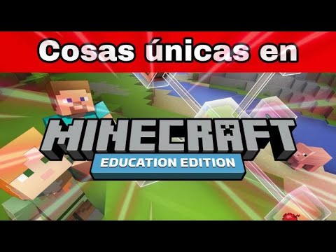 UNIQUE things about Minecraft EDUCATION EDITION #1