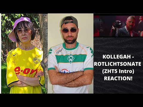 English Mum Reacts to KOLLEGAH - ROTLICHTSONATE (ZHT5 Intro) - First Time Listening to German Rap!!!