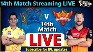 Live IPL 2020 || CSK Vs SRH Live Match || DD Sports Live || Chennai Vs Sunrisers Hyderabad