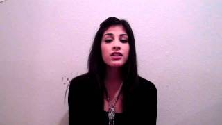 Amanda singing The way I am by Ingrid Michaelson