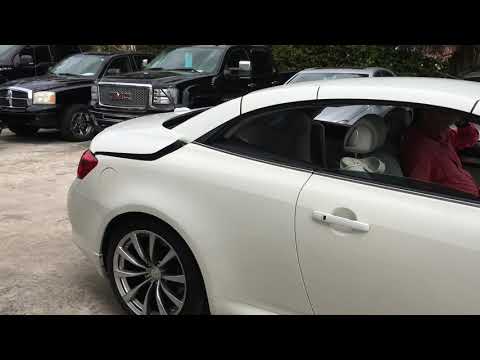 2010 Infiniti G37 Convertible/ 360 video
