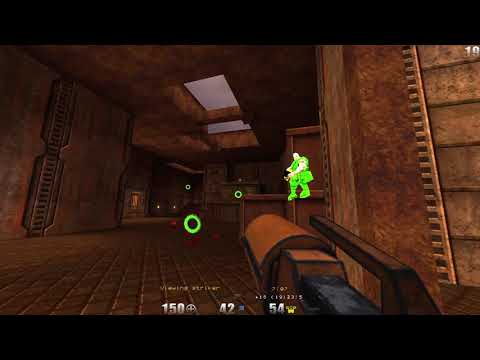 QUAKE 2 | Match on q2dm1 (The Edge) | David's 80 frags