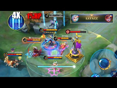 OUTPLAYS LING MONTAGE | Freestyle / 4X Combo On Pc / | MLBB