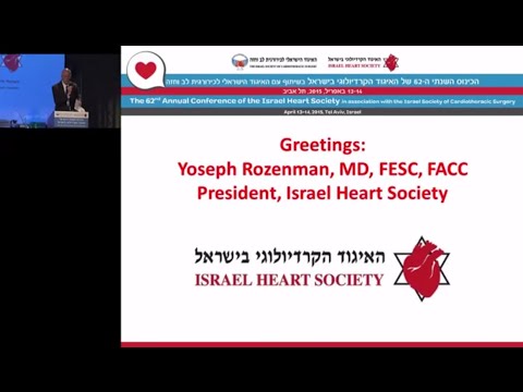 PL1 - Opening Introduction: Yoseph Rozenman - Israel Heart Society