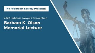 Click to play: Barbara K. Olson Memorial Lecture