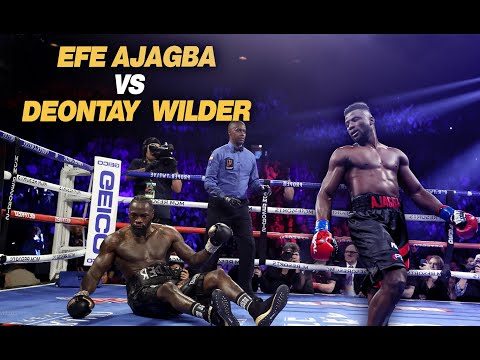 Efe Ajagba Ends Deontay Wilder's Career 2024 | Boxing | Brutal Fight |