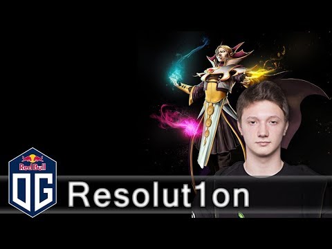 OG.Resolut1on Invoker Gameplay - Ranked Match - OG Dota 2.