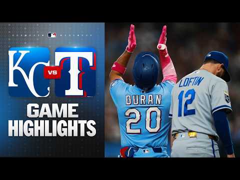 텍사스 VS 캔자스시티 6:3 MLB 스포츠하이라이트