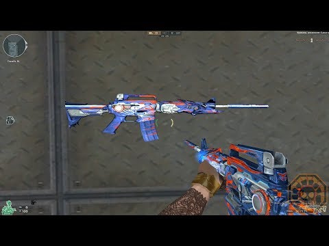 【CF】 Cross Fire Russia || M4A1-S Iron Beast Transform Skin (M4A1 Белый хищник (Камуфляж Transform))!