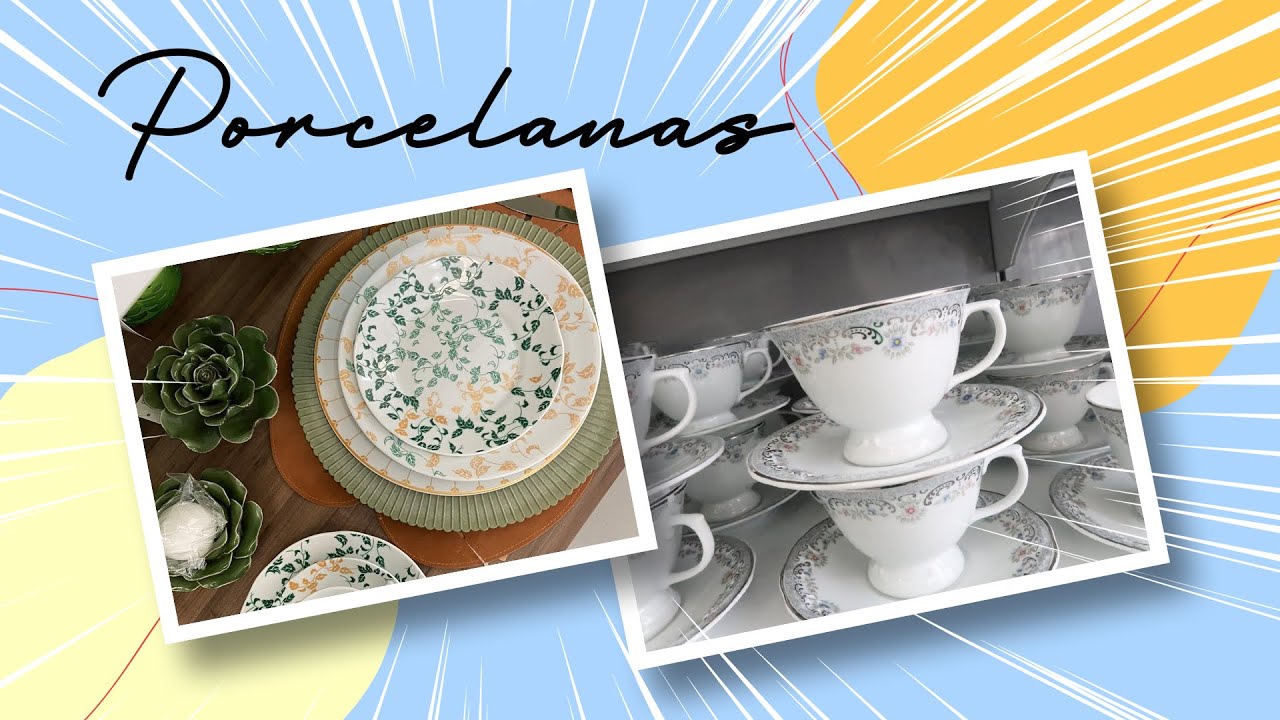 PORCELANAS DIRETO DA FÁBRICA - À PARTIR DE R$6,50 PORCELANA SCHMIDT 🍶