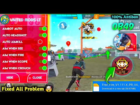 This Free Fire Mod Menu Changes EVERYTHING 😱 (MediaFire Link)