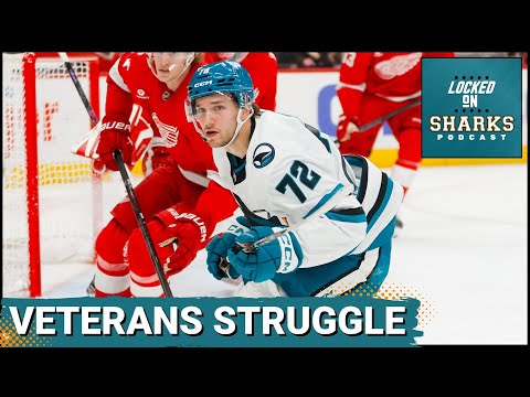 San Jose Sharks Veterans STRUGGLE as Red Wings Capitalize – Smith & Celebrini Shined