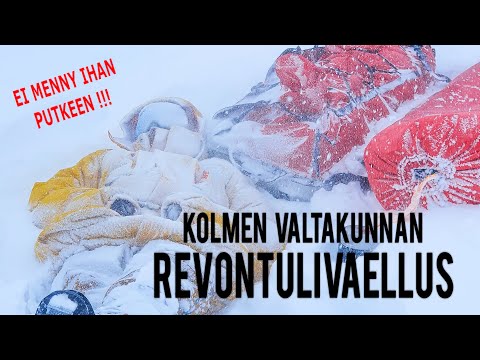 Kolmen Valtakunnan Revontulivaellus | Lumimyrsky | Hiihtovaellus 2025 | Retkeily Lapissa
