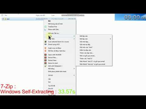 Windows Self-Extracting vs WinRAR vs 7-Zip | Uncompress Comparison