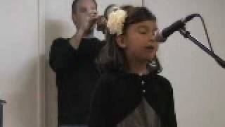 7 year old Lili singing The Trumpet Child by Over the Rhine