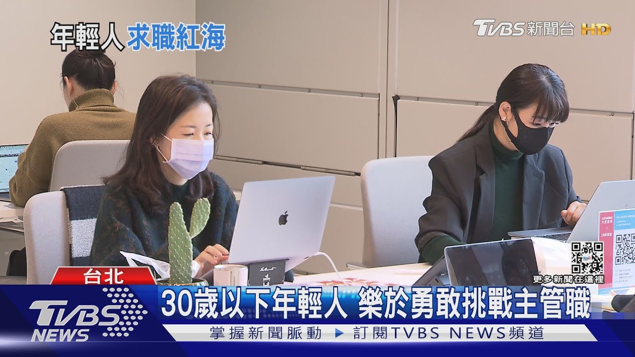 年輕人企圖心強　30歲以下求職者勇於挑戰主管職