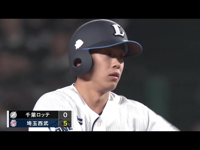【7回裏】ライオンズ・滝澤夏央 高めの球を叩いた!! 痛烈な打球はライトへのタイムリー2ベース!! 2025年5月10日 埼玉西武ライオンズ 対 千葉ロッテマリーンズ