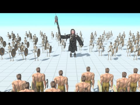 Grim Reaper Undead Army vs Human Army ARBS Animal Revolt Battle Simulator