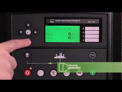 Affordable Diesel Generator Deep Sea 7220 Digital Controller Overview