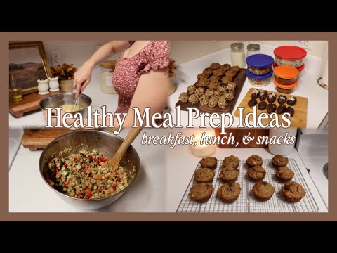 HEALTHY MEAL PREP IDEAS | gluten free, dairy free recipes for breakfast, lunch & snacks