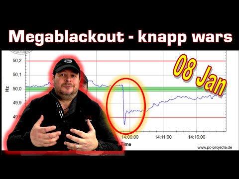 Blackout am 08.01.2021 - Knapp an einer Katastrophe vorbeigeschrammt+ Frankreichs Blackoutgefahr