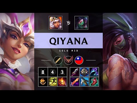 Qiyana Mid vs Akali - TW Grandmaster Patch 25.17