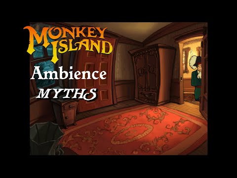 Monkey Island 3 Myths - Storm Upstairs At The Goodsoup Hotel Ambience (1hr)
