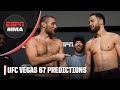 Predictions for #UFCVegas67: Sean Strickland vs. Nassourdine Imavov | UFC Live