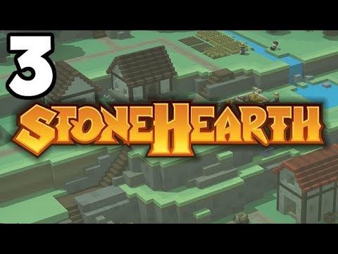 Stonehearth 2019 - 3 -  Building and Crafting Custom Houses!