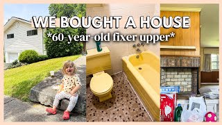 WE BOUGHT A HOUSE | our 60-year-old fixer upper + 2023 first time home buyers