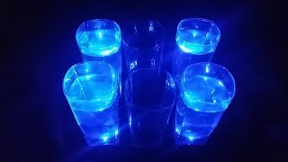 How to make a glass with automatic lighting