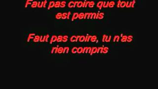 Calogero - Sans L'amour (with lyrics)