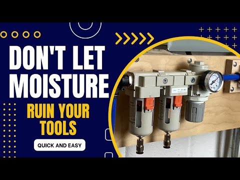 Save Your Tools from Moisture in Air Lines! Cheap Fix!