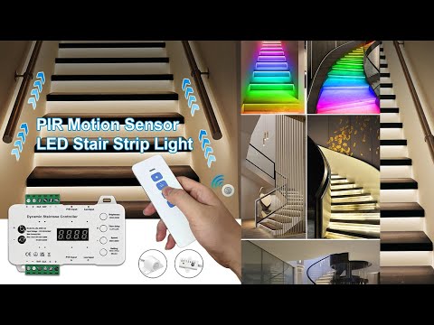 Stairway Lighting LED Motion Sensor: Automatic Stair Light Controller Kit