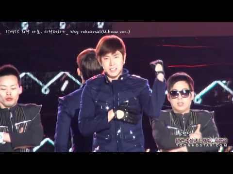 [yoonhostar]110415 MBC 50th Anniversary - WHY rehearsal