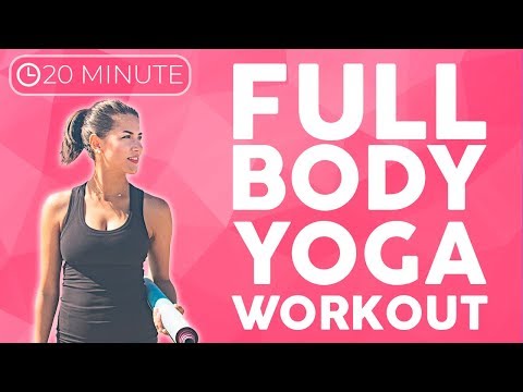 20 minute Full Body Power Yoga Workout to Strengthen & Tone