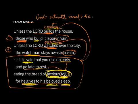 God Gives His Beloved Sleep: Psalm 127:1–2