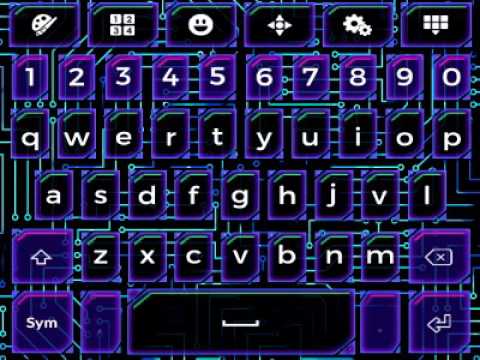 Electric Animated Keyboard Video
