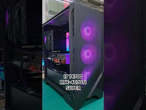 #MSI MAG FORGE 321R AIRFLOW #pcbuild I7 14700 RTX-4070TI SUPER #computer #香港小店 #葵興 #pc #砌機 #電腦 #電腦維修