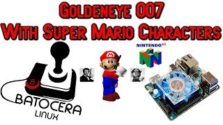 N64 Goldeneye With Mario Characters Odroid Xu4 Batocera Linux Test Nintendo 64 Emulation