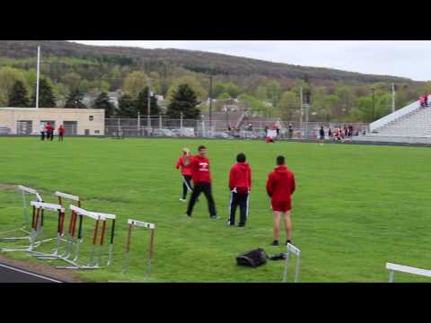 Aaron at Mt. Carmel- 300m hurdles