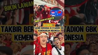 Download lagu Merinding‼️Takbiran bergema di stadion GBK Indonesia menang #takbiran #iduladha2025 #indonesia mp3