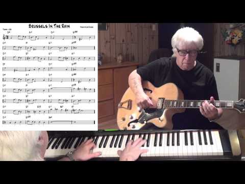 Brussels In The Rain - Jazz guitar & piano cover ( Paquito De Rivera )