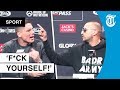 Keiharde clash Badr en Rico op persconferentie