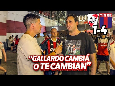😡😤 “SIN ACTITUD” | RIVER 1 - 4 TIGRE | REACCIÓN CON LOS HINCHAS
